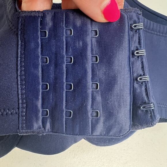 Vanity Fair 40D Bra Beauty Back Underwire Full Figure Coverage Lace 76380 Blue - Picture 8 of 13